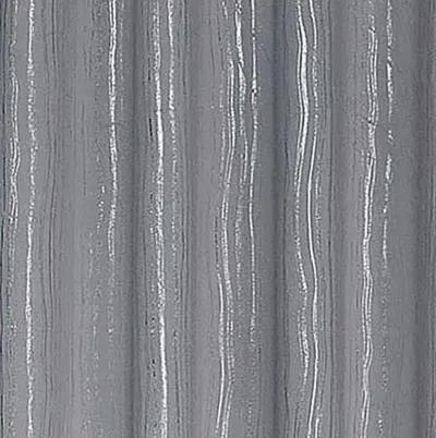 Rt Designers Collection Luxurious Iceland Metallic All Season Blackout Curtain Grommet Curtain Panel 54" X 84" Charcoal