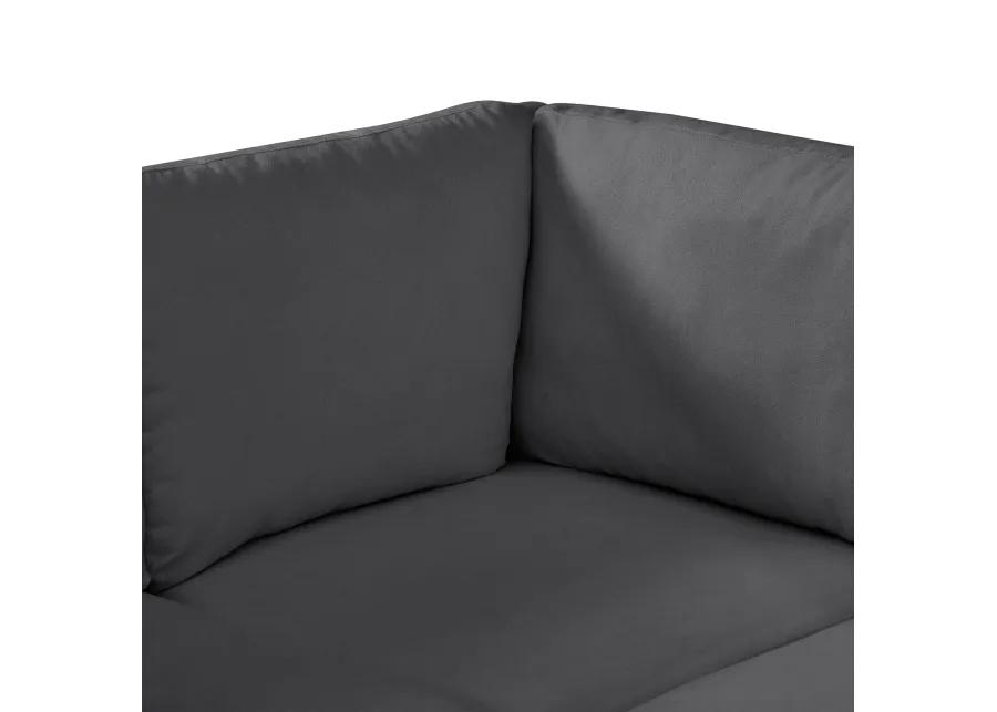 Merax Sectional Modular Sofa with 2 Tossing Cushions