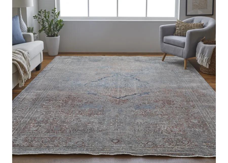 Marquette 39GVF Blue/Red/Gray 2' x 3' Rug