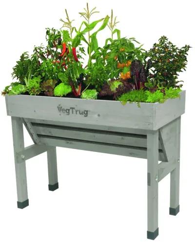 Small Wall Hugger Raised Planter VegTrug - Gray Wash (FSC 100%)