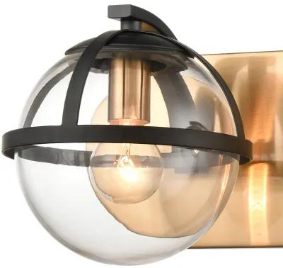 Davenay 16'' Wide 2-Light Brass Vanity Light