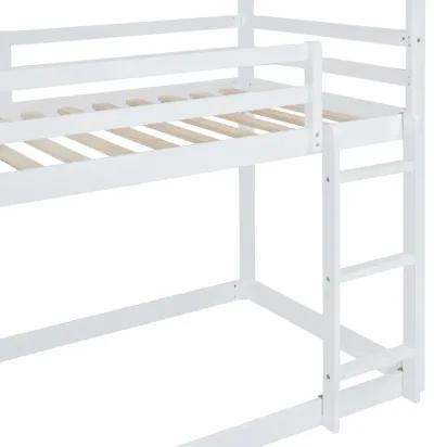 Merax Bunk Bed with Slide and Ladder