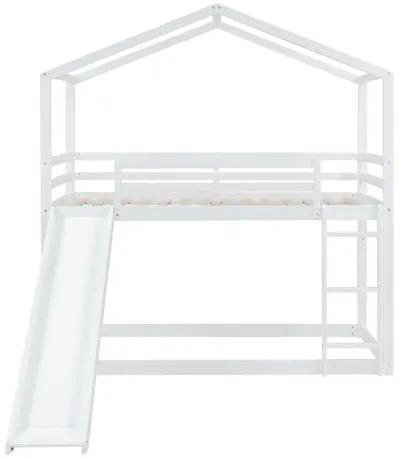 Merax Bunk Bed with Slide and Ladder