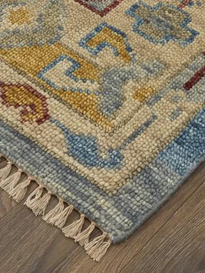 Fillmore 6944F 4' x 6' Blue/Yellow/Red Rug