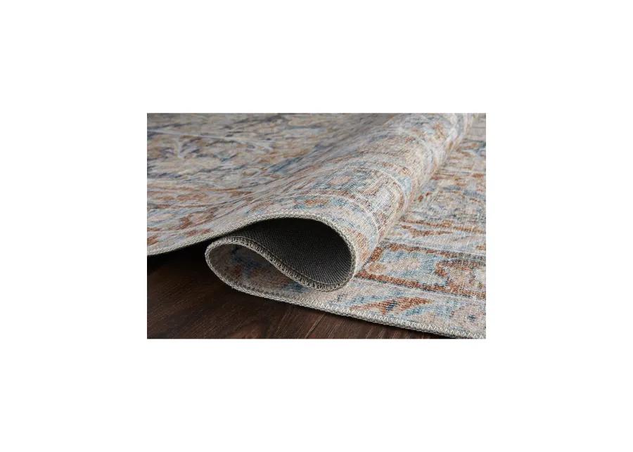 Lenna LEA02 Ocean/Apricot 8'6" x 11'6" Rug