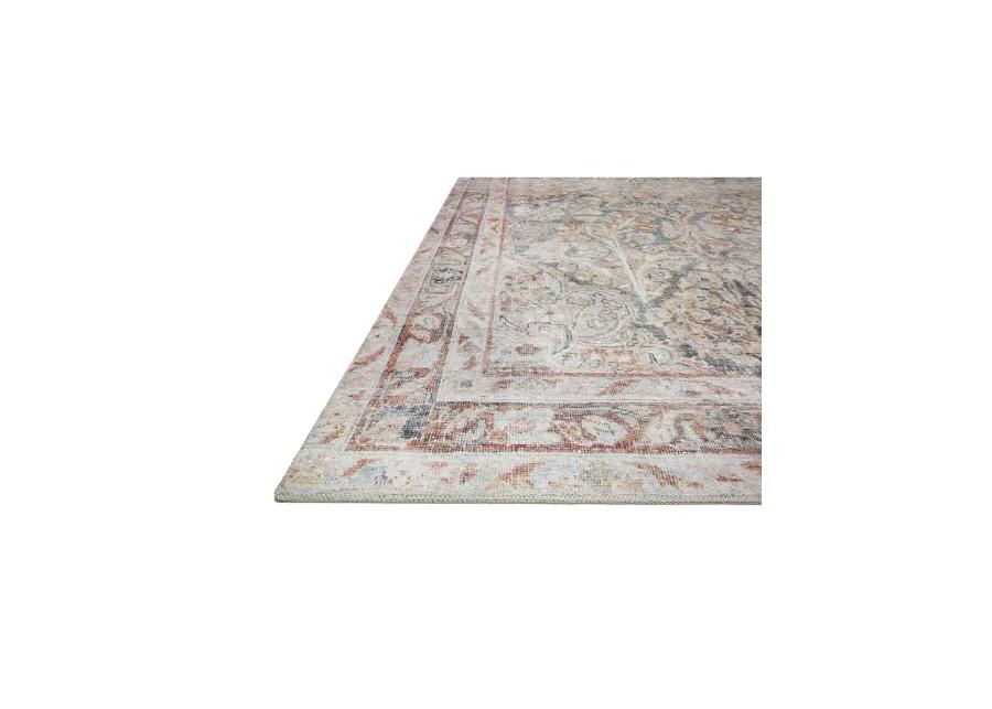 Lenna LEA02 Ocean/Apricot 8'6" x 11'6" Rug