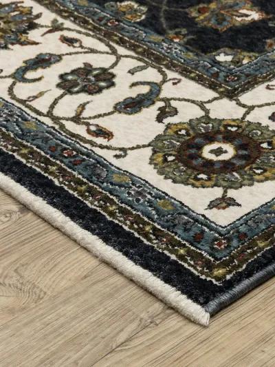 Vivian 6'7" x 9'6" Blue Rug