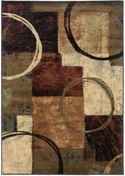 Hudson 7'8" Brown Rug