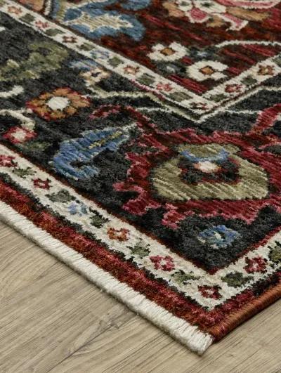 Hastings 9'10" x 12'10" Red Rug