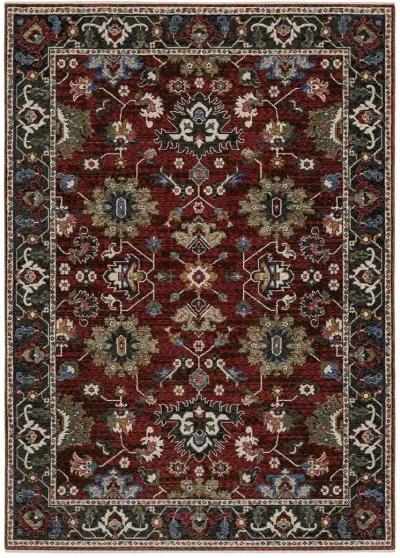 Hastings 9'10" x 12'10" Red Rug