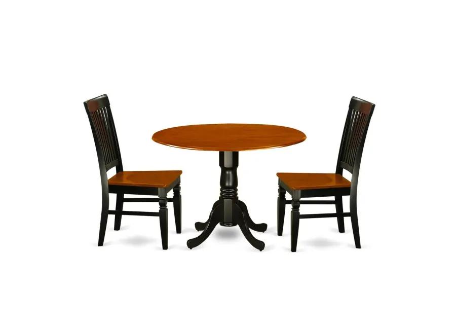 Dining Room Set Black & Cherry