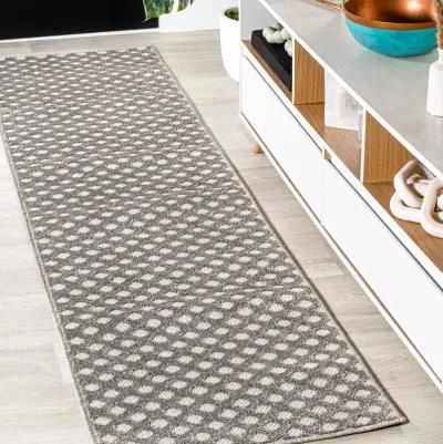 Rabat High-Low Pile Mini Diamond Trellis Area Rug