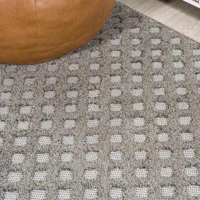 Rabat High-Low Pile Mini Diamond Trellis Area Rug