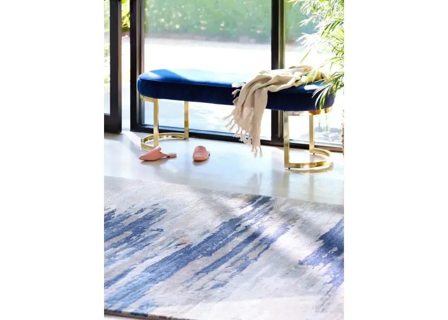 Genesis Ryenn Blue 3' x 10' Runner Rug