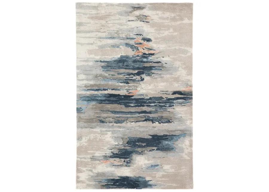 Genesis Ryenn Blue 3' x 10' Runner Rug