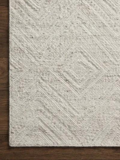 Raven RAV-04 Ivory / Pebble 9''3" x 13' Rug by