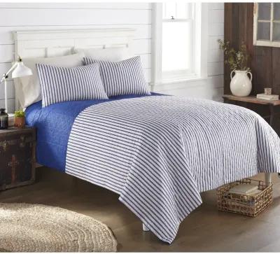 Seersucker 6-in-1 Quilt Set Americana Stripe