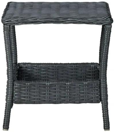 vidaXL 2 Piece Garden Lounge Set with Cushions Poly Rattan Dark Gray