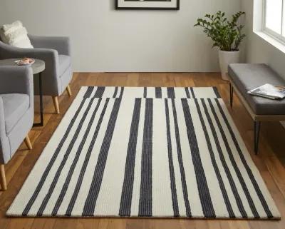 Maguire 8901F Ivory/Black 8' x 10' Rug