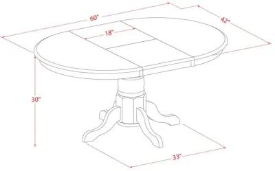 Dining Room Set Buttermilk & Cherry