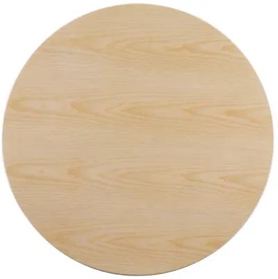 Modway - Tupelo 36" Dining Table Gold Natural