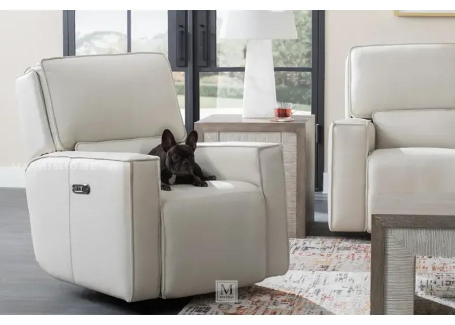 Miles Zero Gravity Power Recliner in Cream