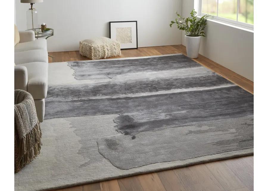 Anya 8921F Gray/Blue/Ivory 2' x 3' Rug