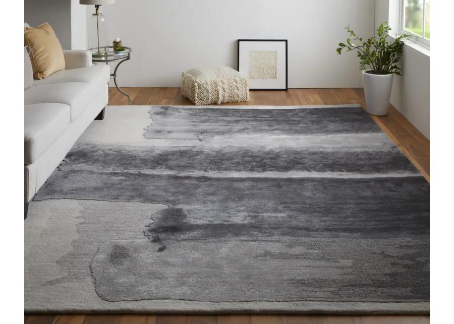 Anya 8921F Gray/Blue/Ivory 2' x 3' Rug