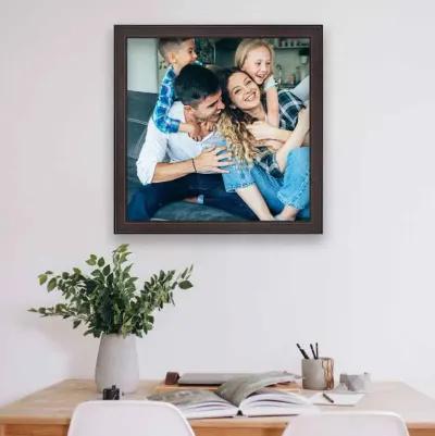 Rustic Brown Square Picture Frame