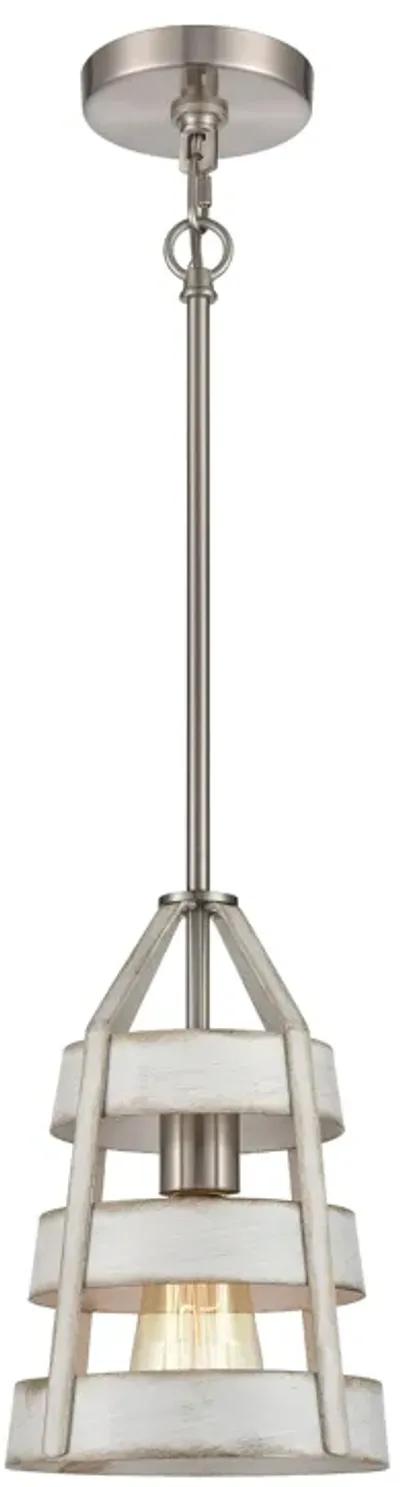 Brigantine 7'' Wide 1-Light White Mini Pendant