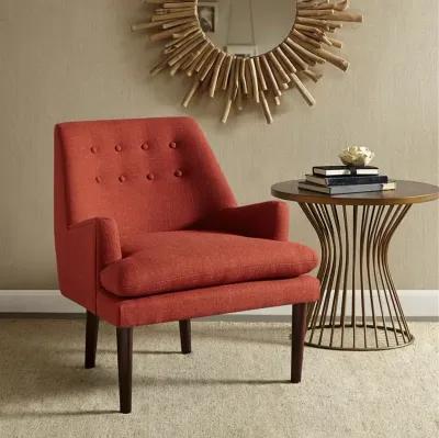 Gracie Mills Marissa Modern solid wood frame accent chair