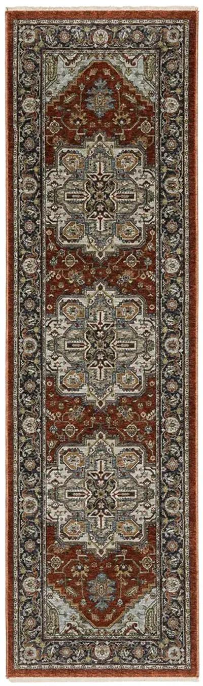 Aberdeen 3'3" x 5' Red Rug