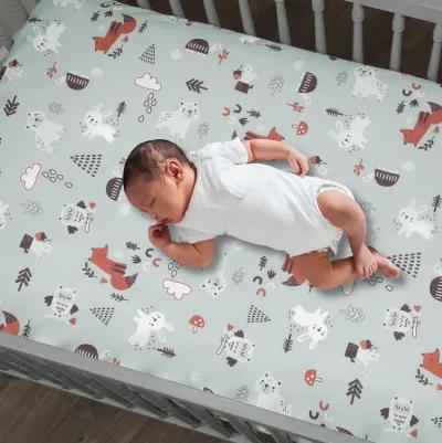 Bedtime Originals Animal Alphabet 5-Piece Infant Nursery Baby Crib Bedding Set