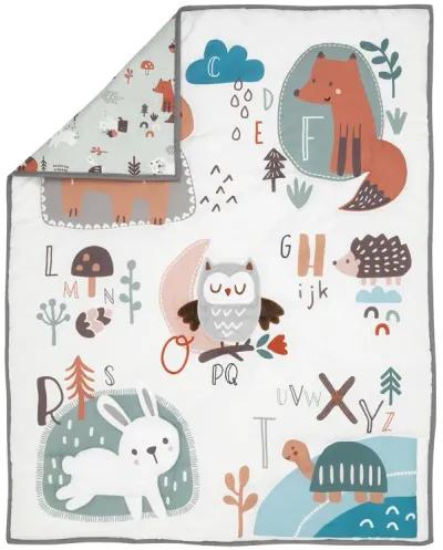 Bedtime Originals Animal Alphabet 5-Piece Infant Nursery Baby Crib Bedding Set