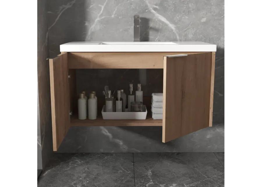 36" Modern Design Bathroom Vanity with Sink, Soft Close Doors