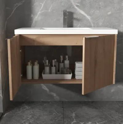 36" Modern Design Bathroom Vanity with Sink, Soft Close Doors