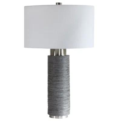 Uttermost Strathmore Stone Gray Table Lamp