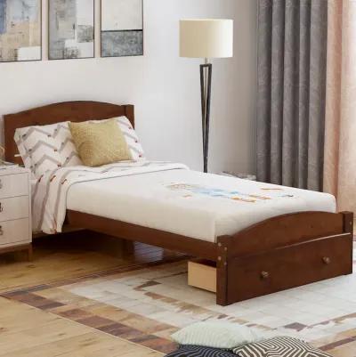 Merax Platform Twin Bed Frame