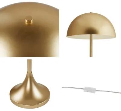 Bryson Dome-Shaped 2-Light Metal Table Lamp