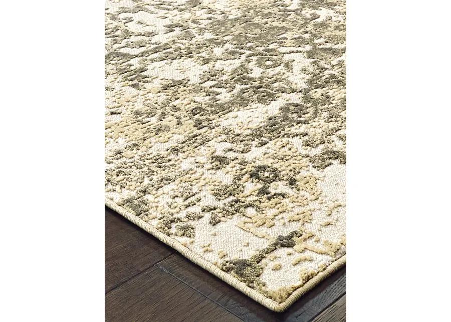 Bowen 2'3" x 7'6" Grey Rug