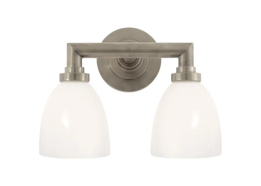 Wilton Triple Bath Light in Polished Nickel