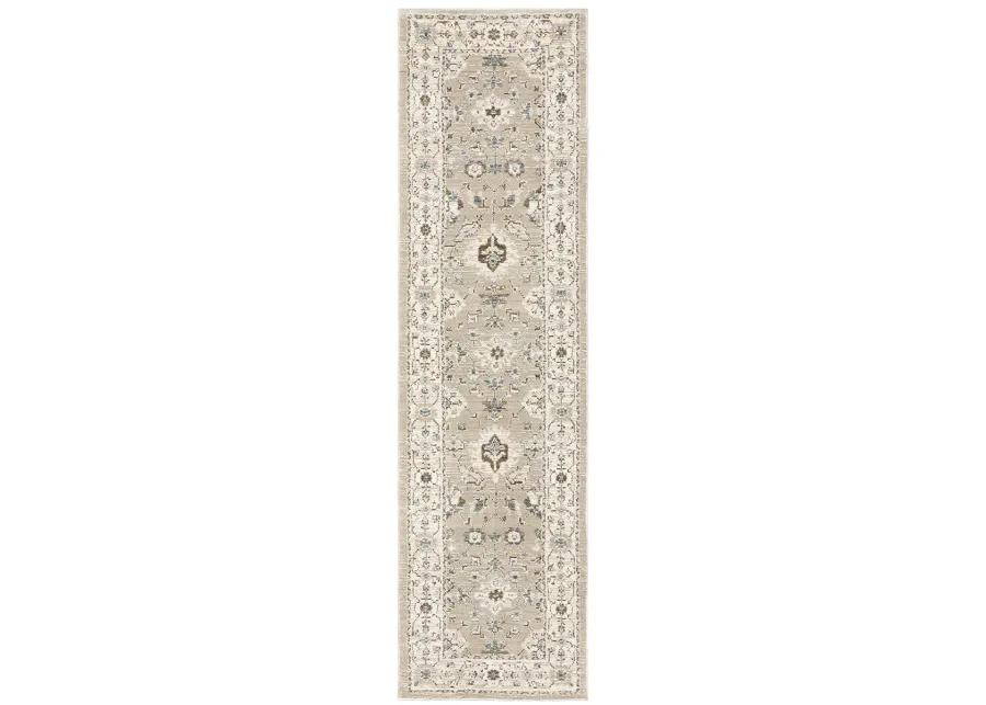 Andorra 6'7" x 9'6" Beige Rug