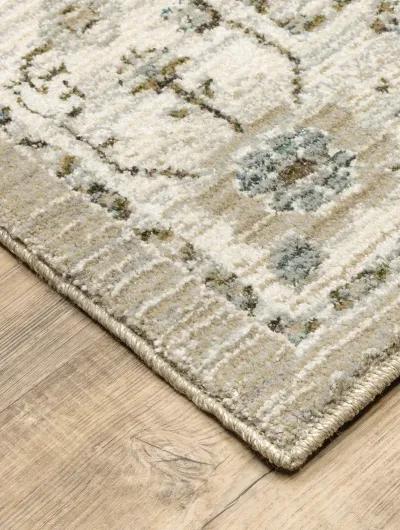 Andorra 6'7" x 9'6" Beige Rug