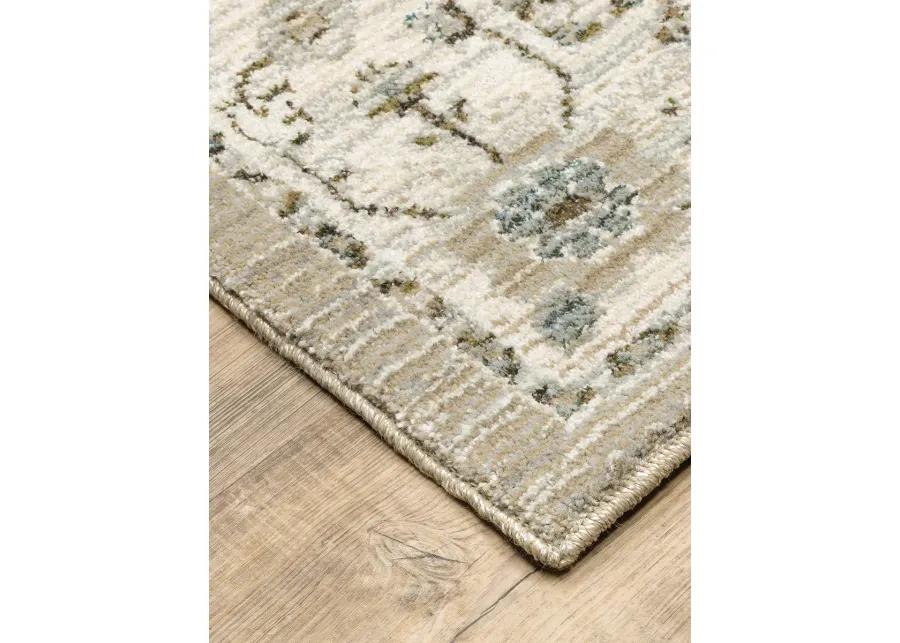 Andorra 6'7" x 9'6" Beige Rug