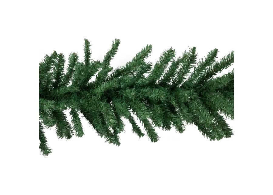 27' x 20" Green Artificial Pine Christmas Garland  Unlit