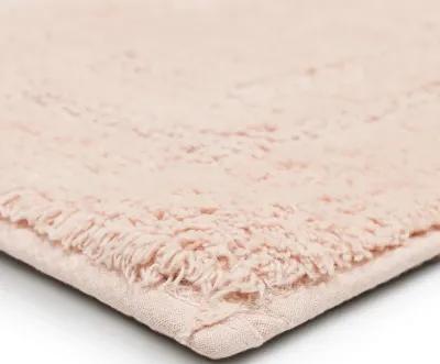 Cotton Reversible Blush 1' 9" x 2' 10" Bath Mat