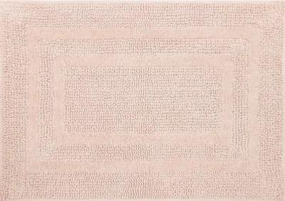 Cotton Reversible Blush 1' 9" x 2' 10" Bath Mat