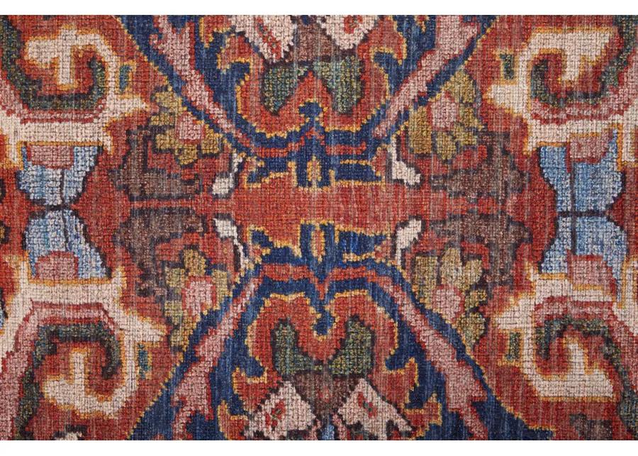 Rawlins 39HMF Red/Tan/Blue 2' x 3' Rug