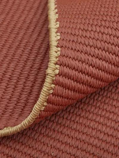 Theo 0827F 4' x 6' Red/Tan Rug