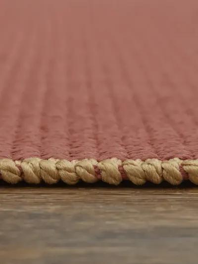 Theo 0827F 4' x 6' Red/Tan Rug